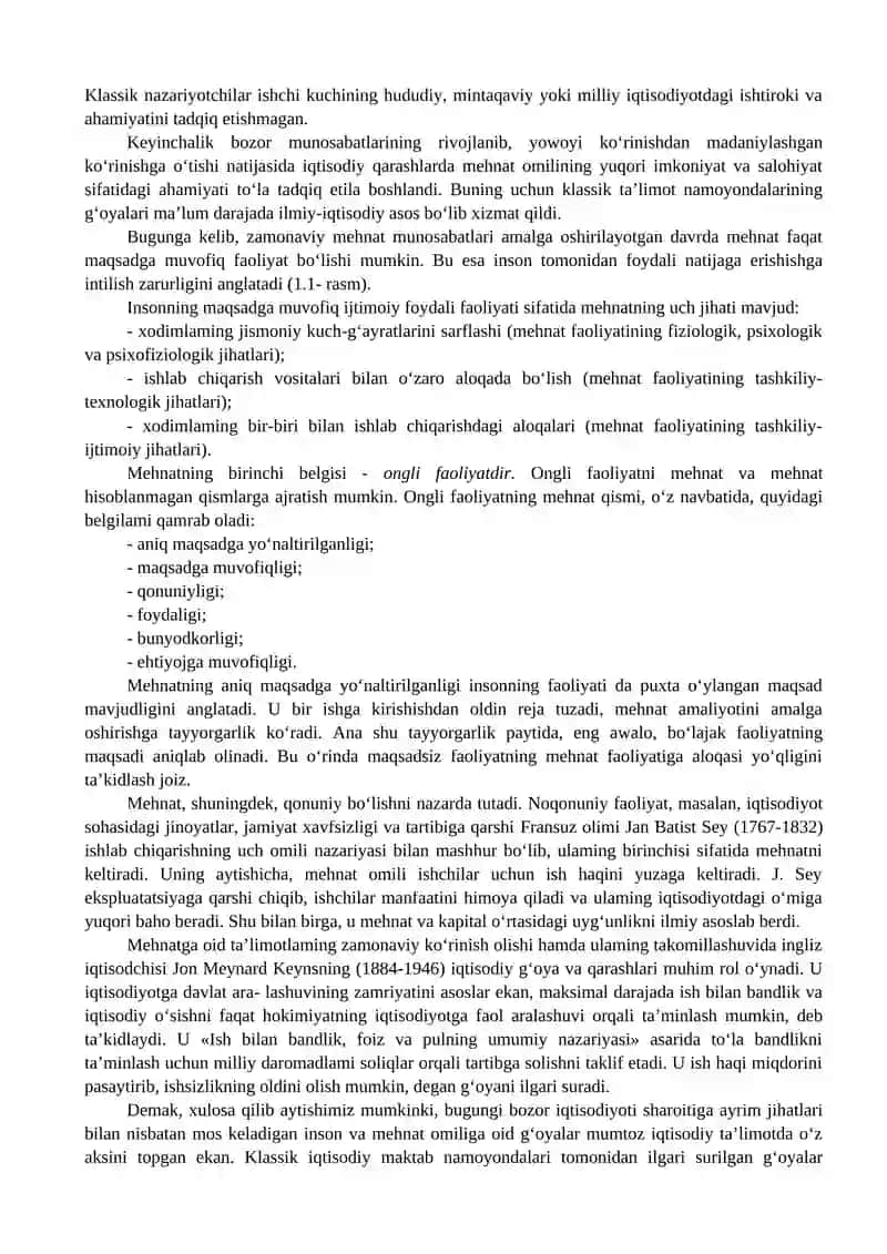 Mehnat va uning jamiyat taraqqiyotida tutgan o‘rni 3