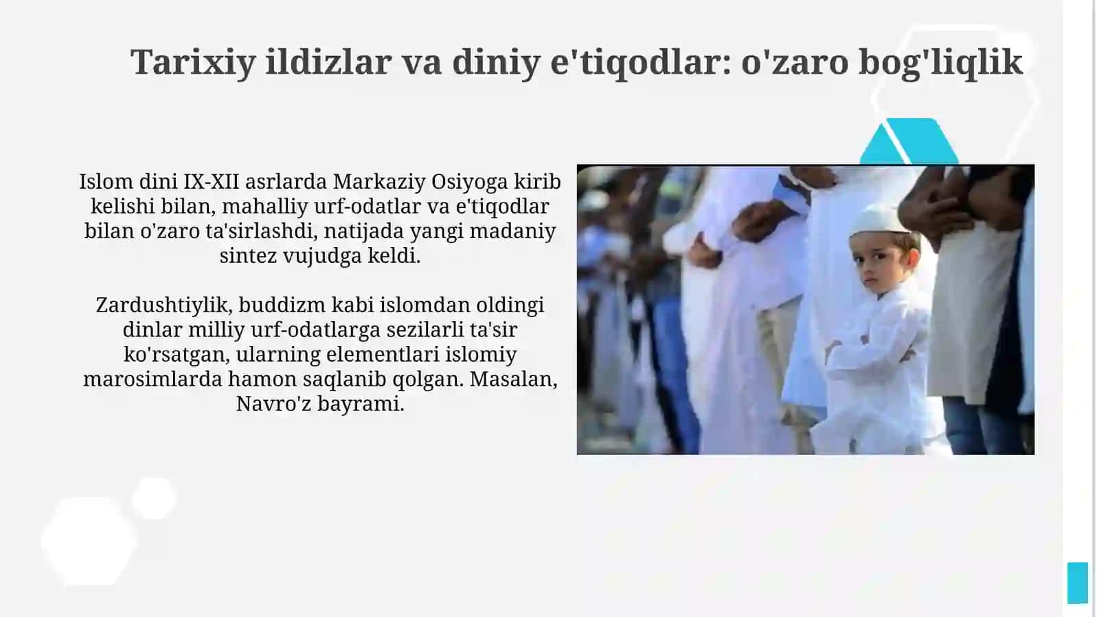 Milliy urf-odatlar va din: o‘zaro aloqadorlik masalalari 3
