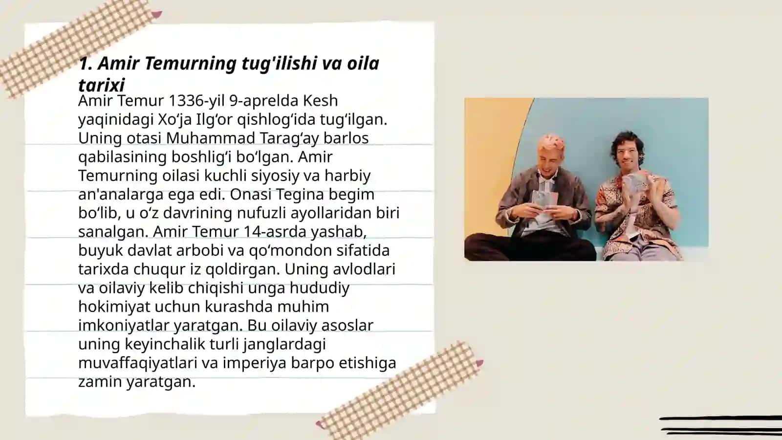 Amir Temur hayoti va ijodi 3