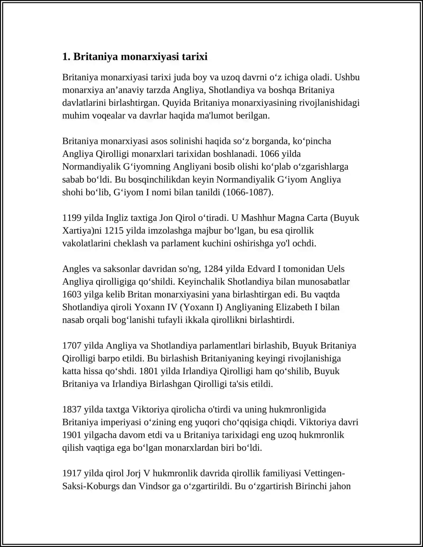 BRITISH ENGLISH HISTORY 3