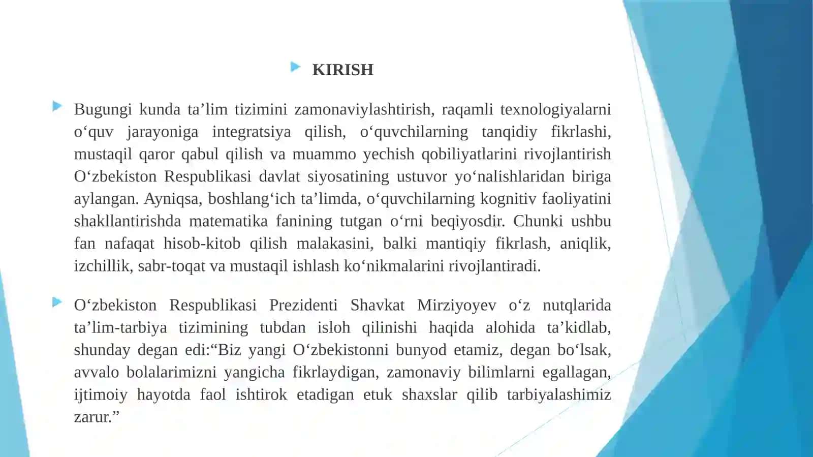 BOSHLANG’ICH SINFLARDA MATEMATIKADAN MURAKKAB MASALALAR VA ULARNI YECHISHGA O’RGATISH METODIKASI 3