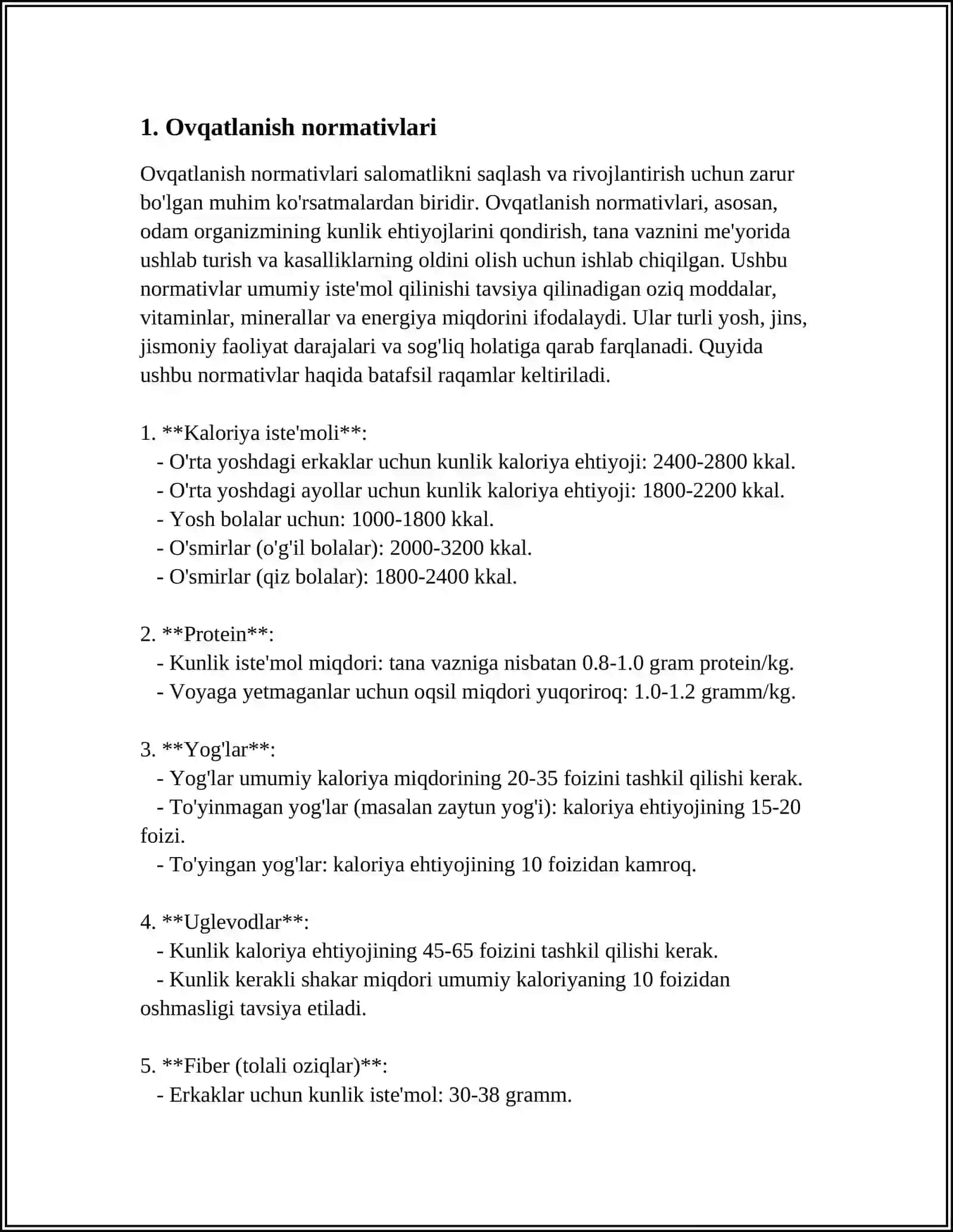 OVQATLANISHNING ADEKVATLIGINI TEKSHIRISH VA BAHOLASH 3