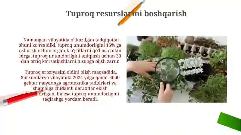 Tuproqshunoslik fanining maqsadi vazifalari ahamiyati 3