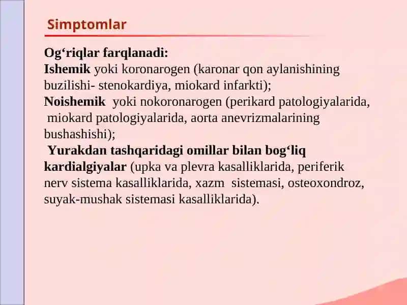 Asosiy kliniksimptomlar va sindromlar 3