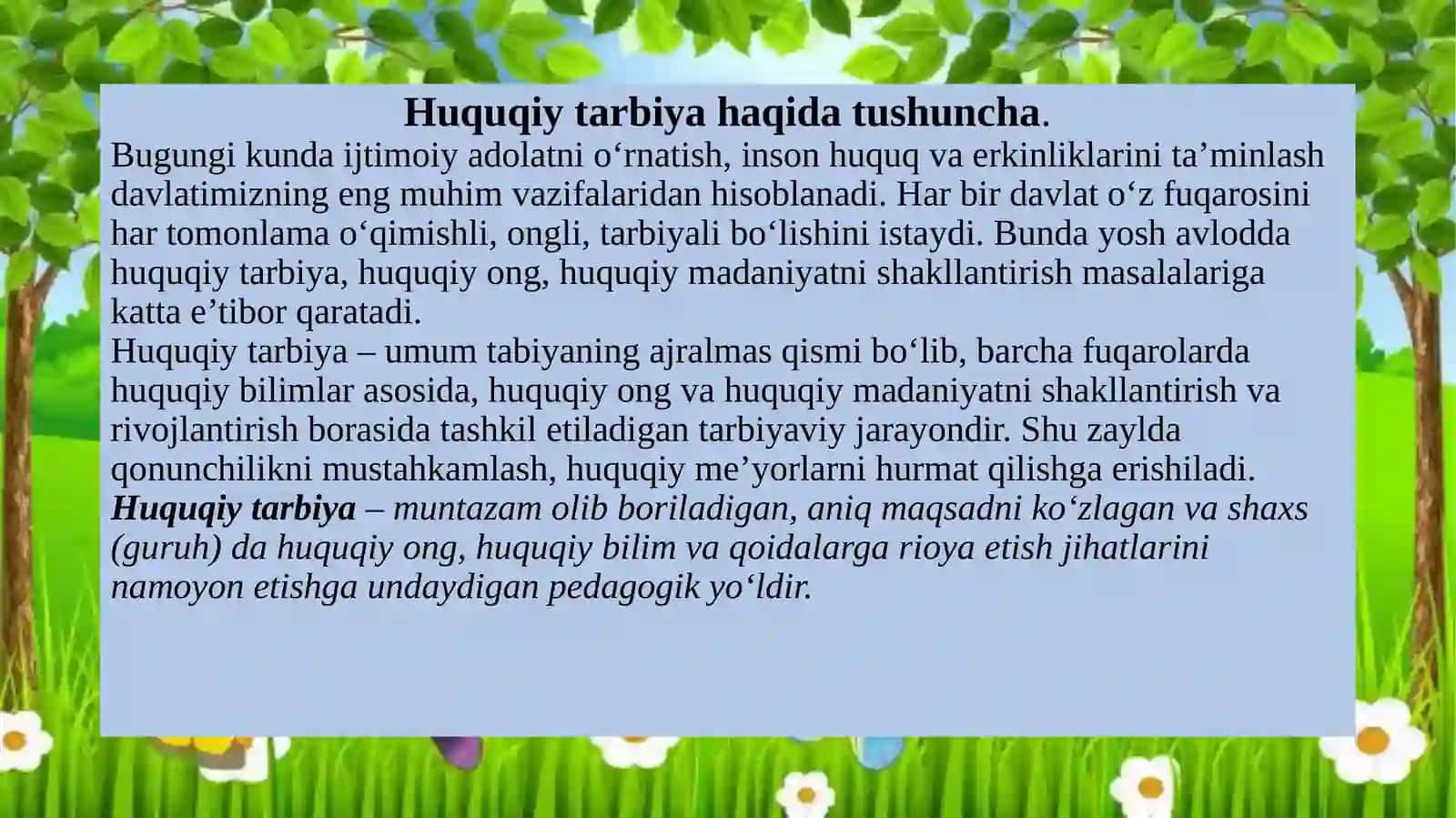 Maktabgacha yoshdagi bolalarga huquqiy tarbiya berish 3