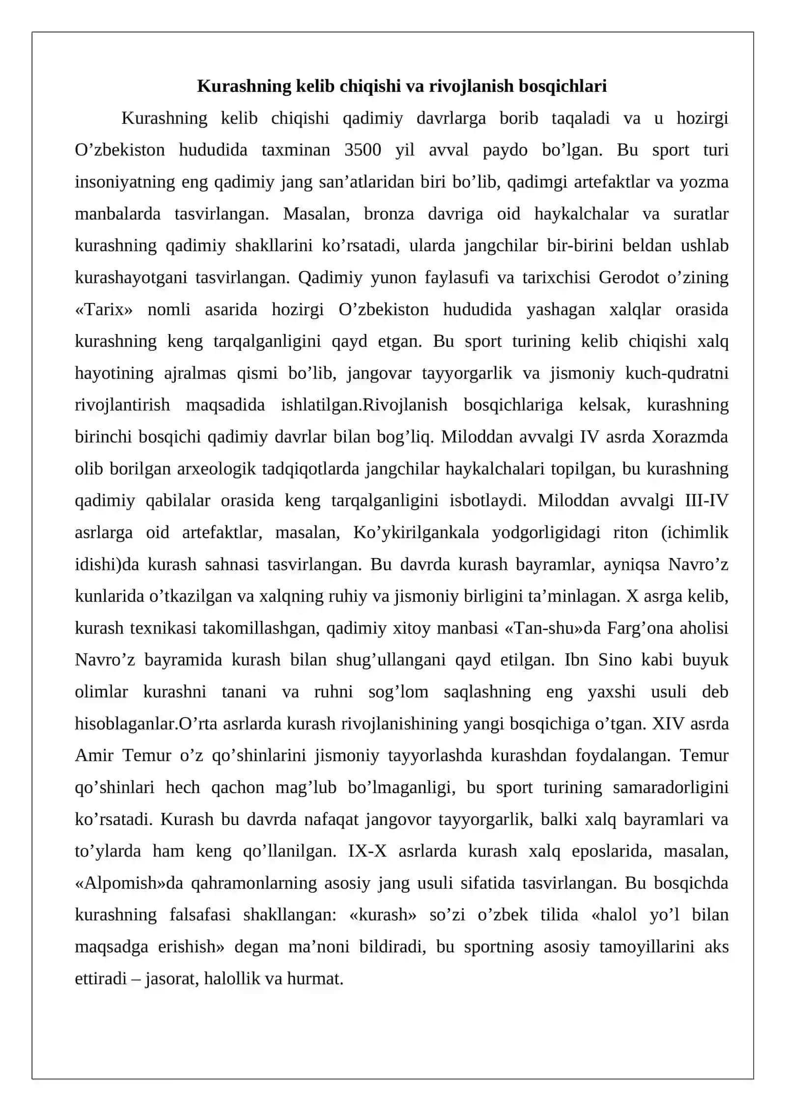 Kurash sport turining o’qitishning metodik asoslari 3