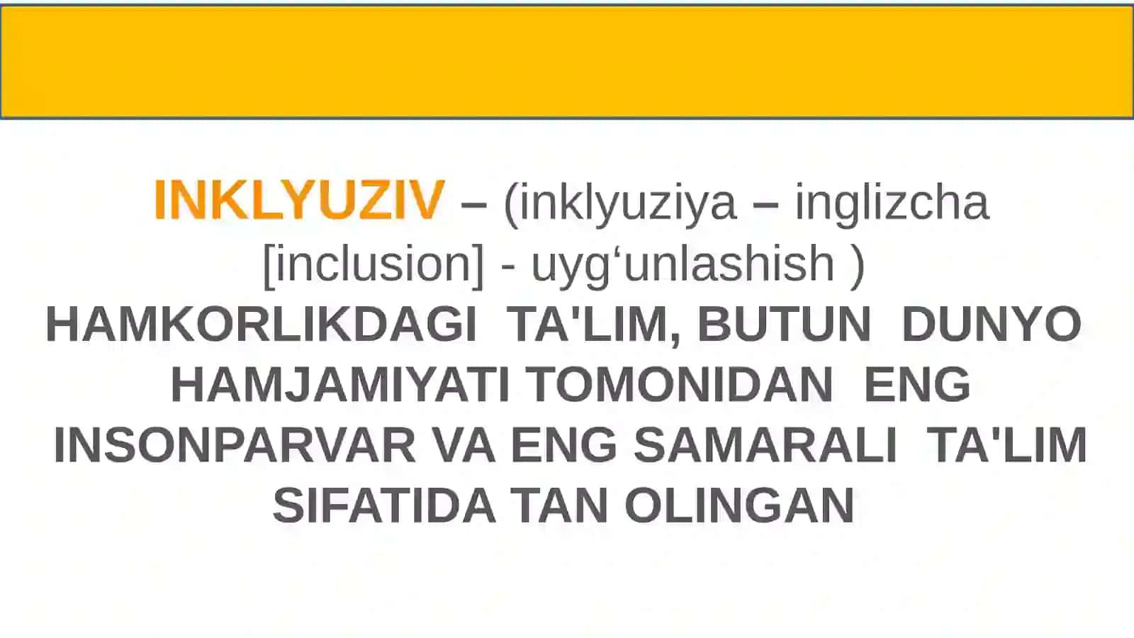 INKLYUZIV  TA'LIMNING  ZAMONAVIY  TENDENSIYALARI 3