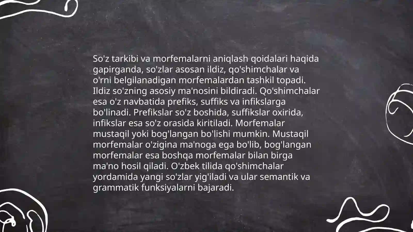 So'z tarkibini tekshirish va morfemalarni aniqlash 3