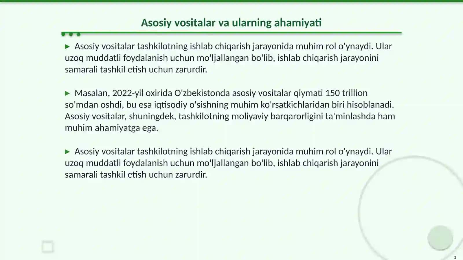 Asosiy vositalar hisobini tashkil qilish hamda uning vazifalari 3