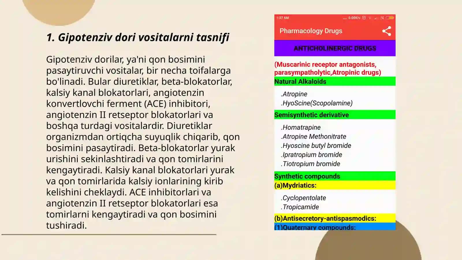 Gipotenziv dori vositalar farmakolgiyasi 3