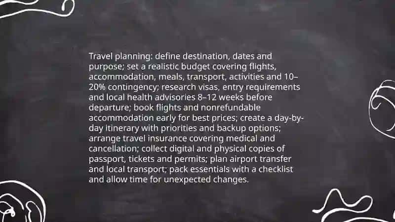 Travel Planning Tips 3