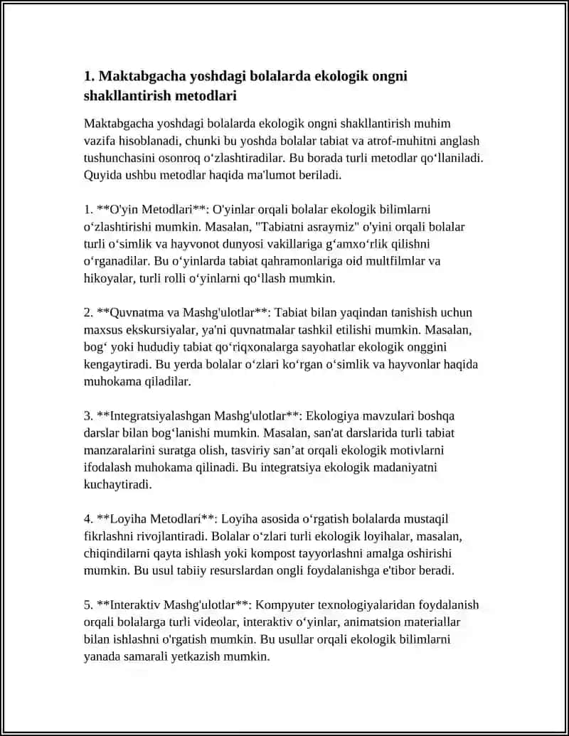 TURLI YOSH GURUHLARDA EKOLOGIK TAʼLIM TARBIYA BERISH 3