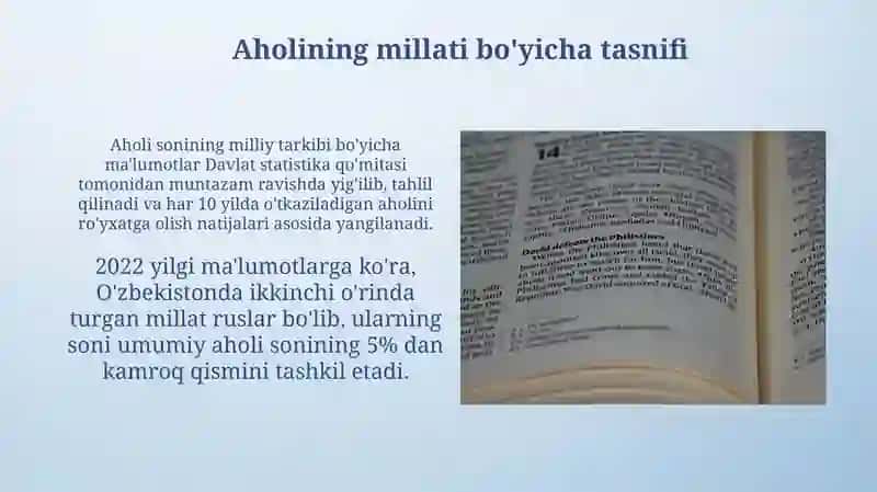 Populyatsiyaning umumiy tasnifi 3