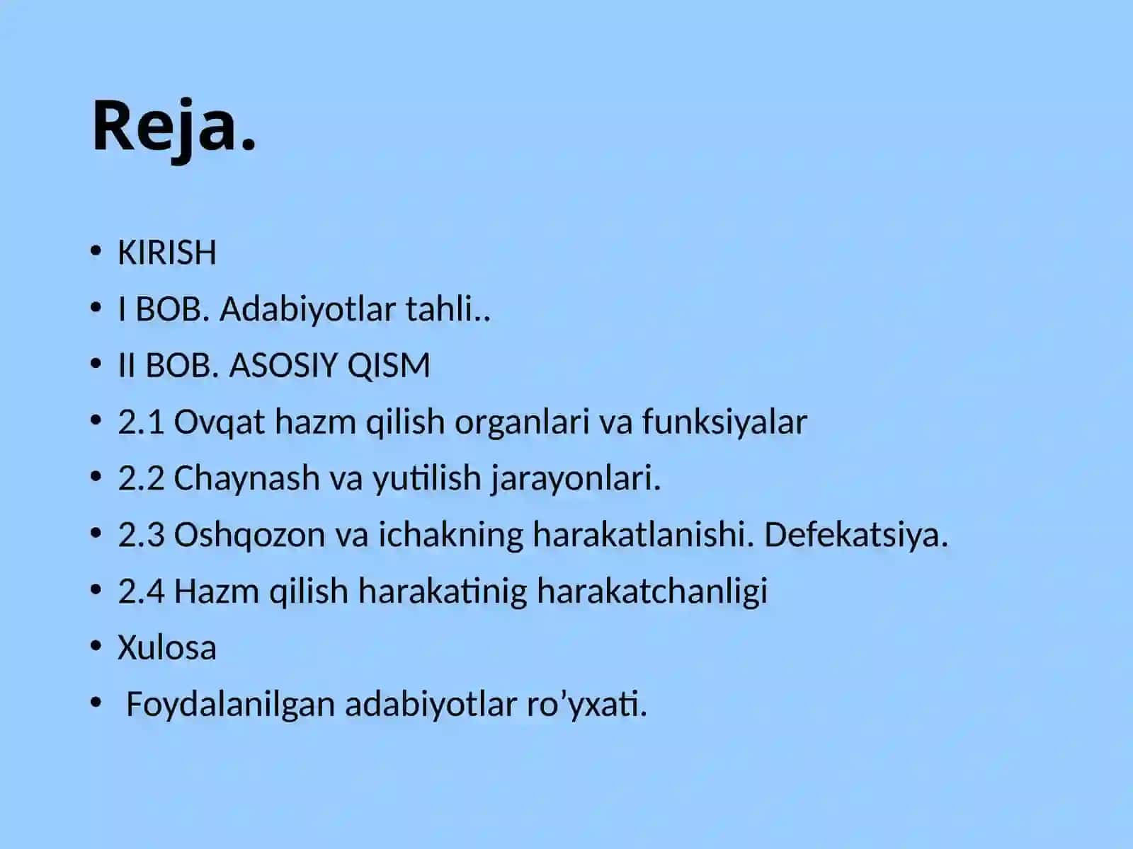 Biologiya yoʻnalishi talabasi 3