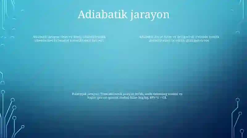 Adiabatik VaPolitropikJarayon 3