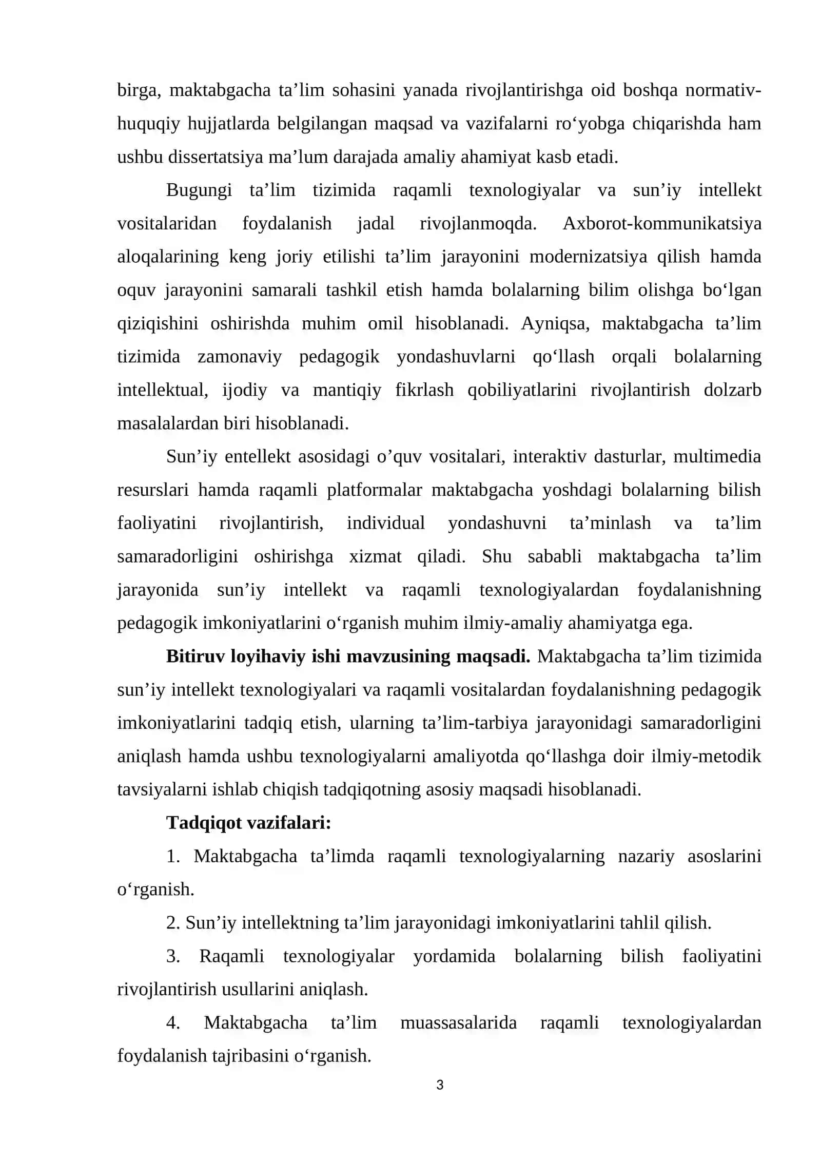 MAKTABGACHA TAʼLIMDA RAQAMLI TEXNOLOGIYALAR VA SUNʼIY INTELLEKTNING NAZARIY ASOSLARI 3