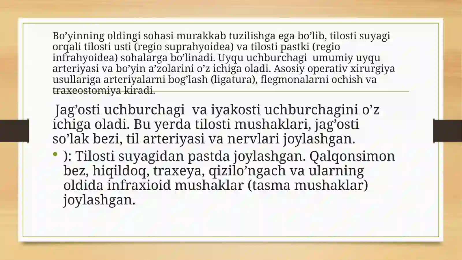 Bo’yinningoldingisohasi anatomiyasi va operativ xirurgiyasi 3