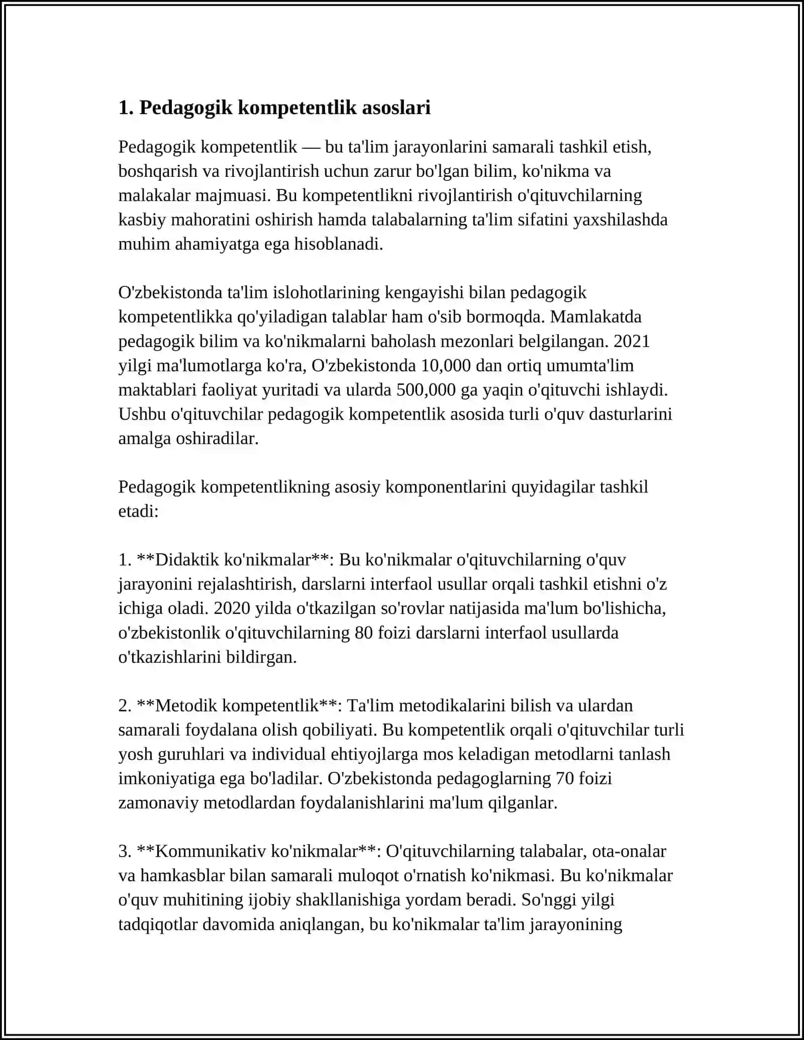 PEDAGOGIKANING KASBIY KANPITATLIGI VA KRYATIVLIGI 3