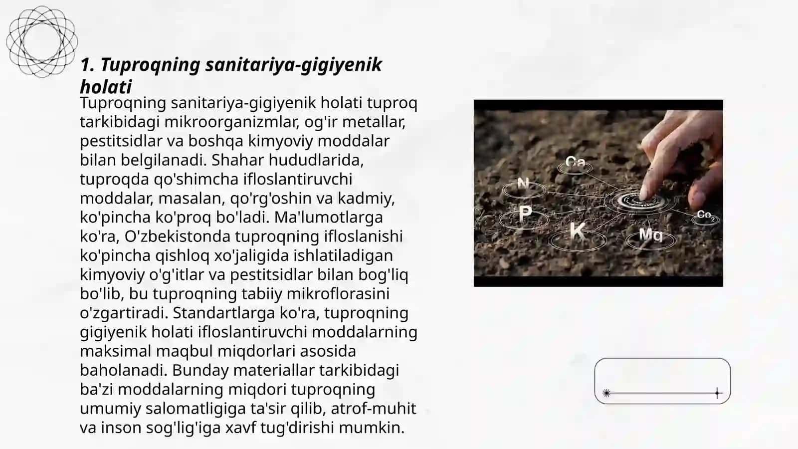 Tuproqning gigiyenik va epidemiologik ahamiyati 3