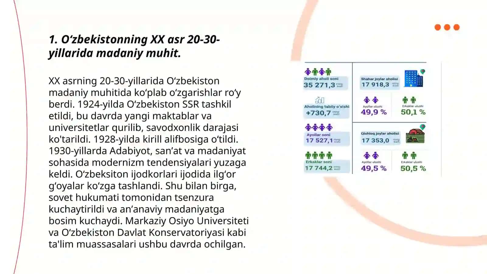XX ASRNING 20-30 YILLARIDA O‘ZBEKISTONDA DAVLAT MUZEYLARINING TASHKIL ETILISHI 3
