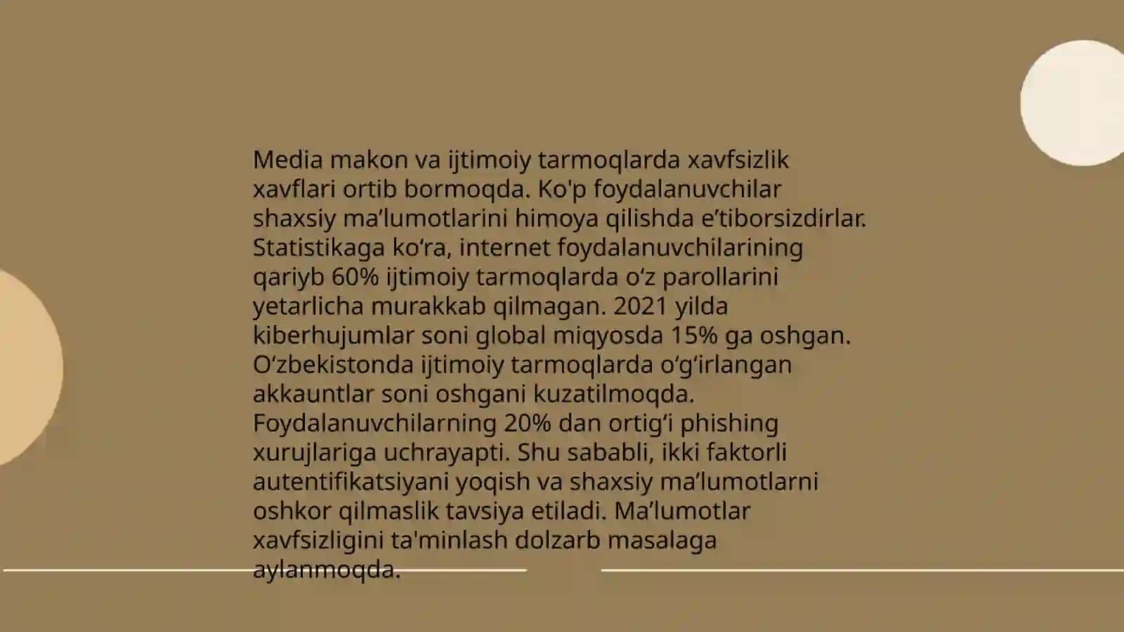 Media makon va satsial tarmoqlarda xavfsizlik va turli tahdidlar.ijtimoiy tarmoqlarning jamiyatga funksion bog'liqligi 3