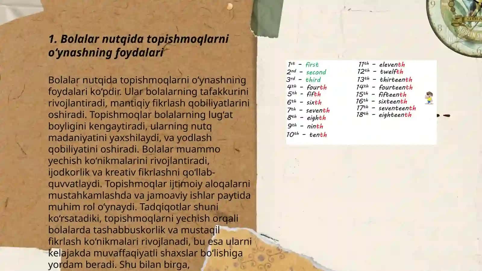 Bolalar nutqida topishmoqlarning ahamiyati 3