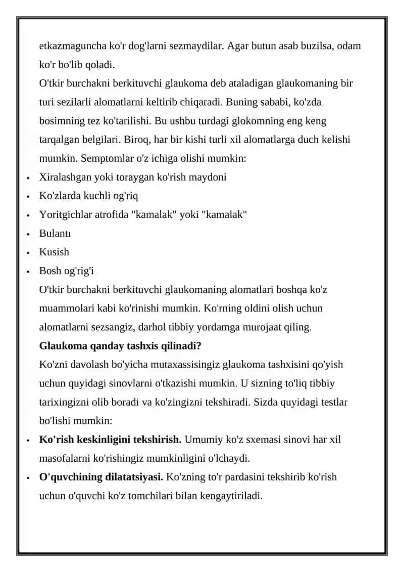 Glaukoma Kasalligini Zamonaviy Davolash Usullari 3