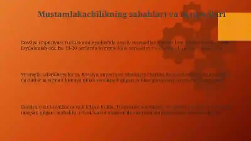 Turkiston Rossiya imperiyasi mustamlakachiligi davri 3