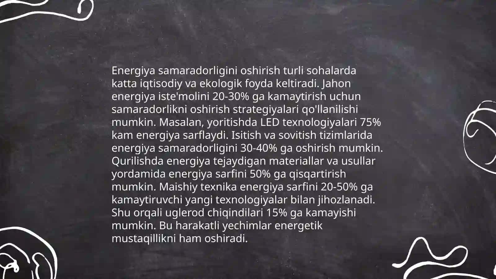 Atmosfera havosiga tushayotgan chiqindilarni kamaytirish uchun qoʻllaniladigan texnik va tashkiliy chora-tadbirlari 3