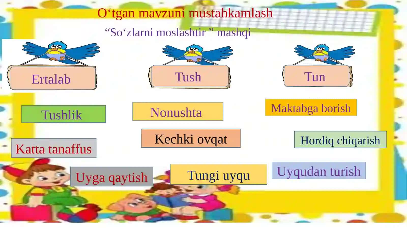 Ona tili va o‘qish savodxonligi fanidan dars taqdimoti 3
