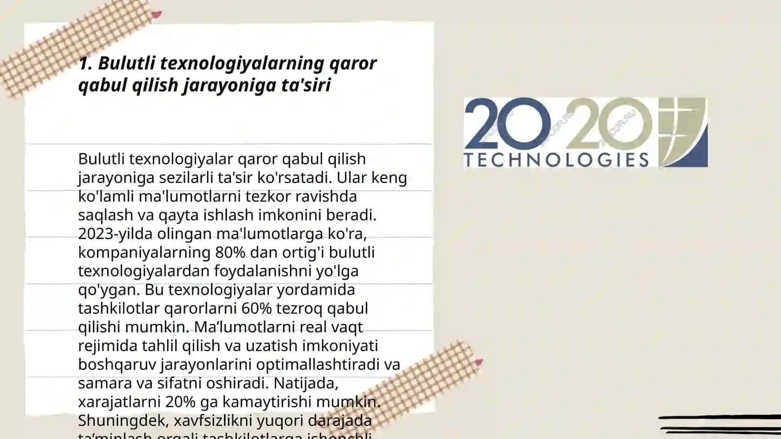 Bulutli texnologiyalarning qaror qabul qilish jarayoniga ta'siri 3