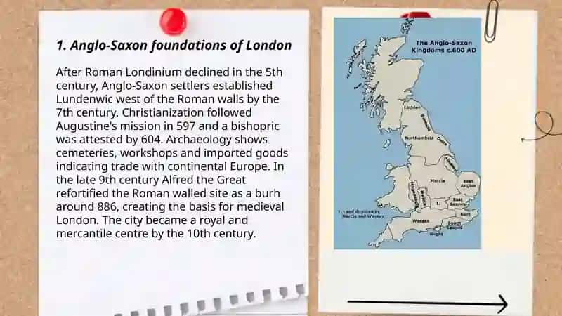 Cities of the United Kingdom: Anglo-saxons, normands and others. 3