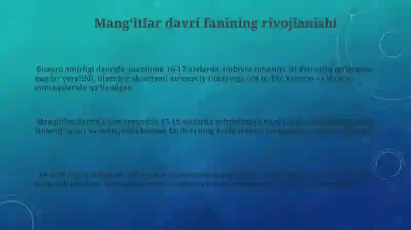 Moʻgʻullar davri fanining rivojlanishi 3
