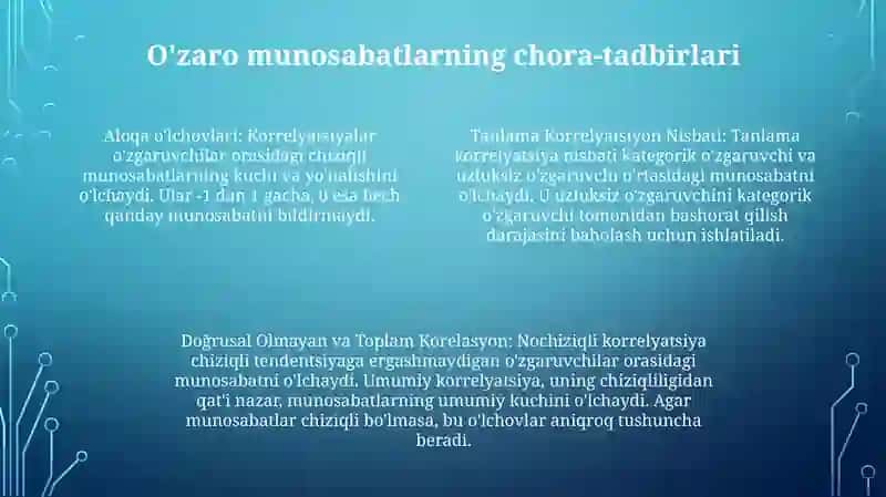 Tanlanma Korrelyatsiyon Nisbat.Egri Chiziqli Va Toplamiy Korrelyatsiya 3