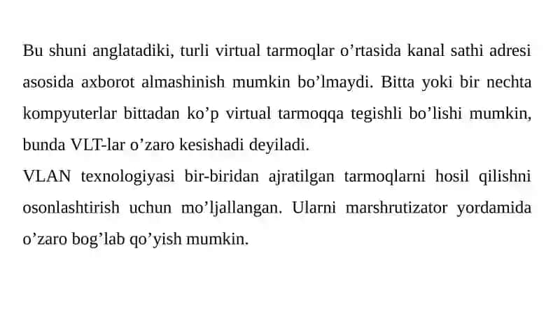 Virtual lokal tarmoqlar 3