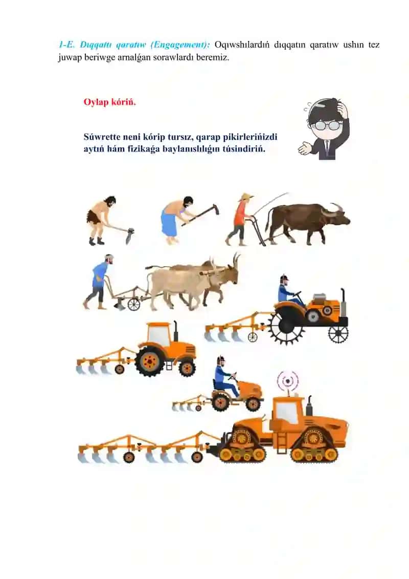 Fizika hám texnikanıń rawajlanıwı. Ózbekstanda fizika tarawındaǵı izertlewler_5E 3
