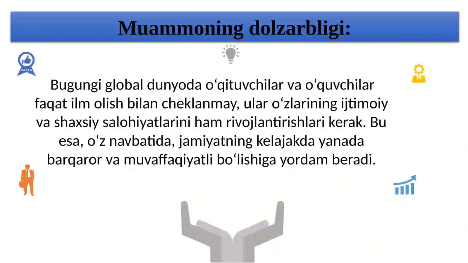 O‘qituvchi va o‘quvchilarning shaxsiy rivojlanishini  ta’minlash 3