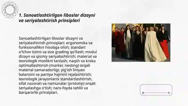 Sanoatlashtirilgan liboslarni manzilli loyihalash 3