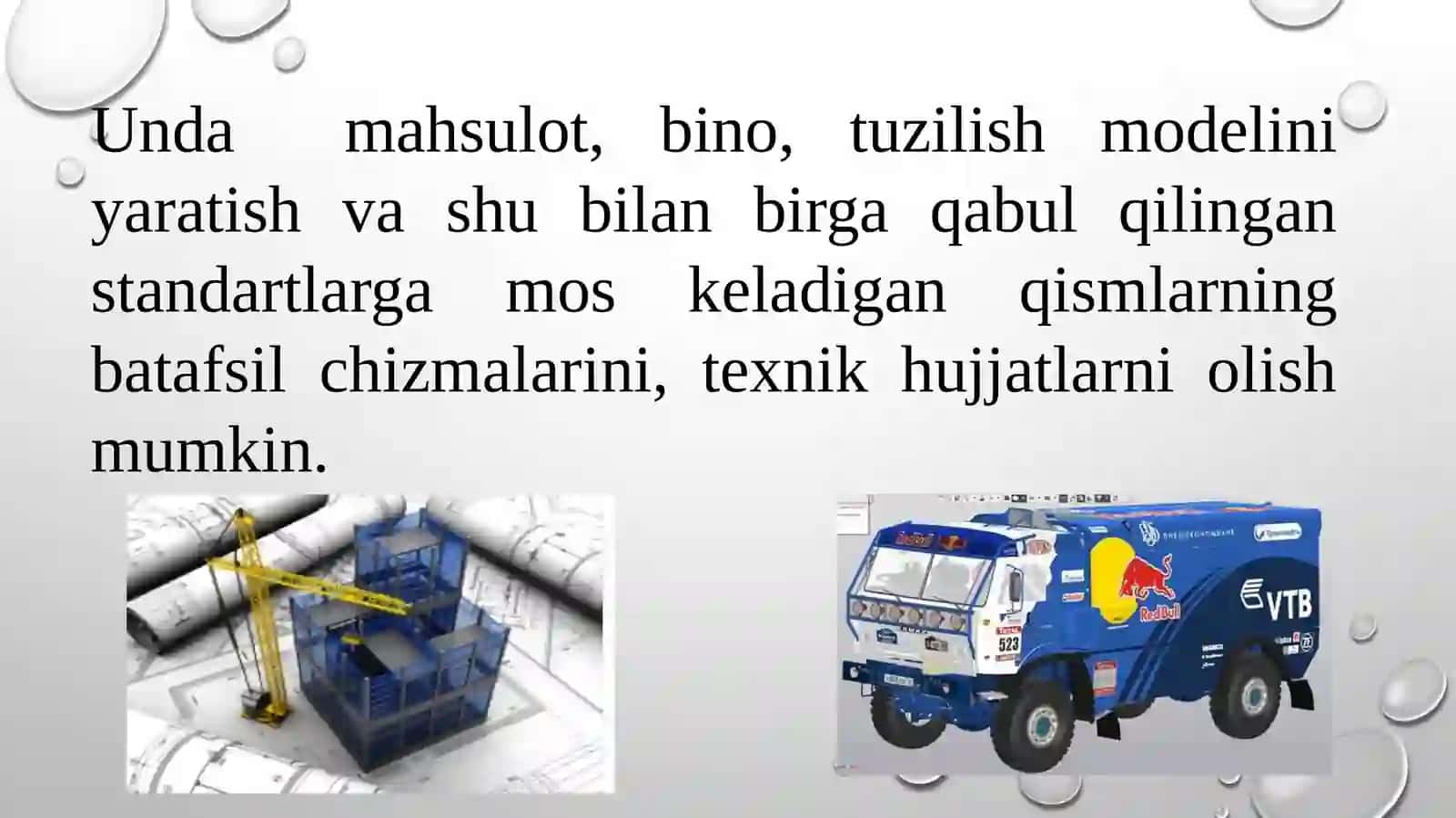 Avtomatlashtirilgan loyihalash tizimlarining qurilish asoslari 3