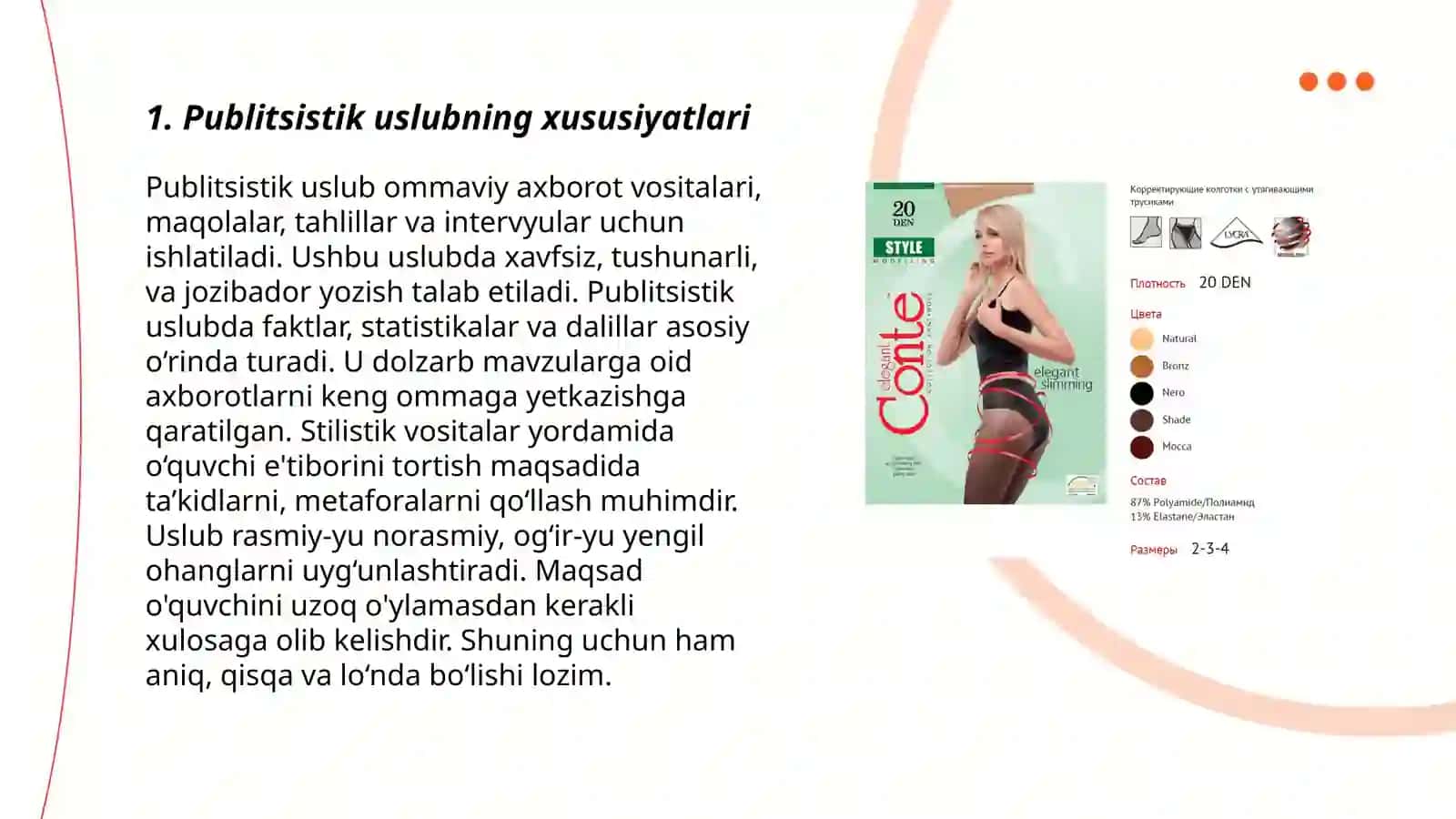 Publitsistik uslub 3