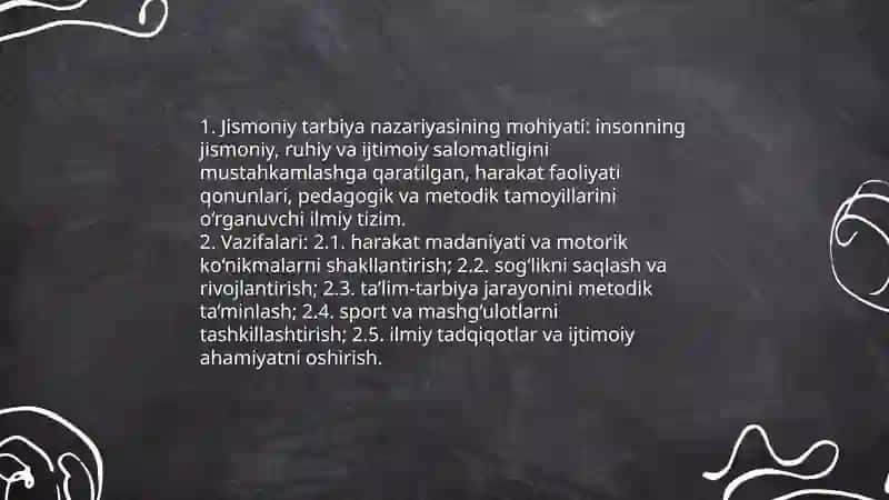 Jismoniy tarbiya nazariyasi va uning jamiyatdagi oʻrni 3