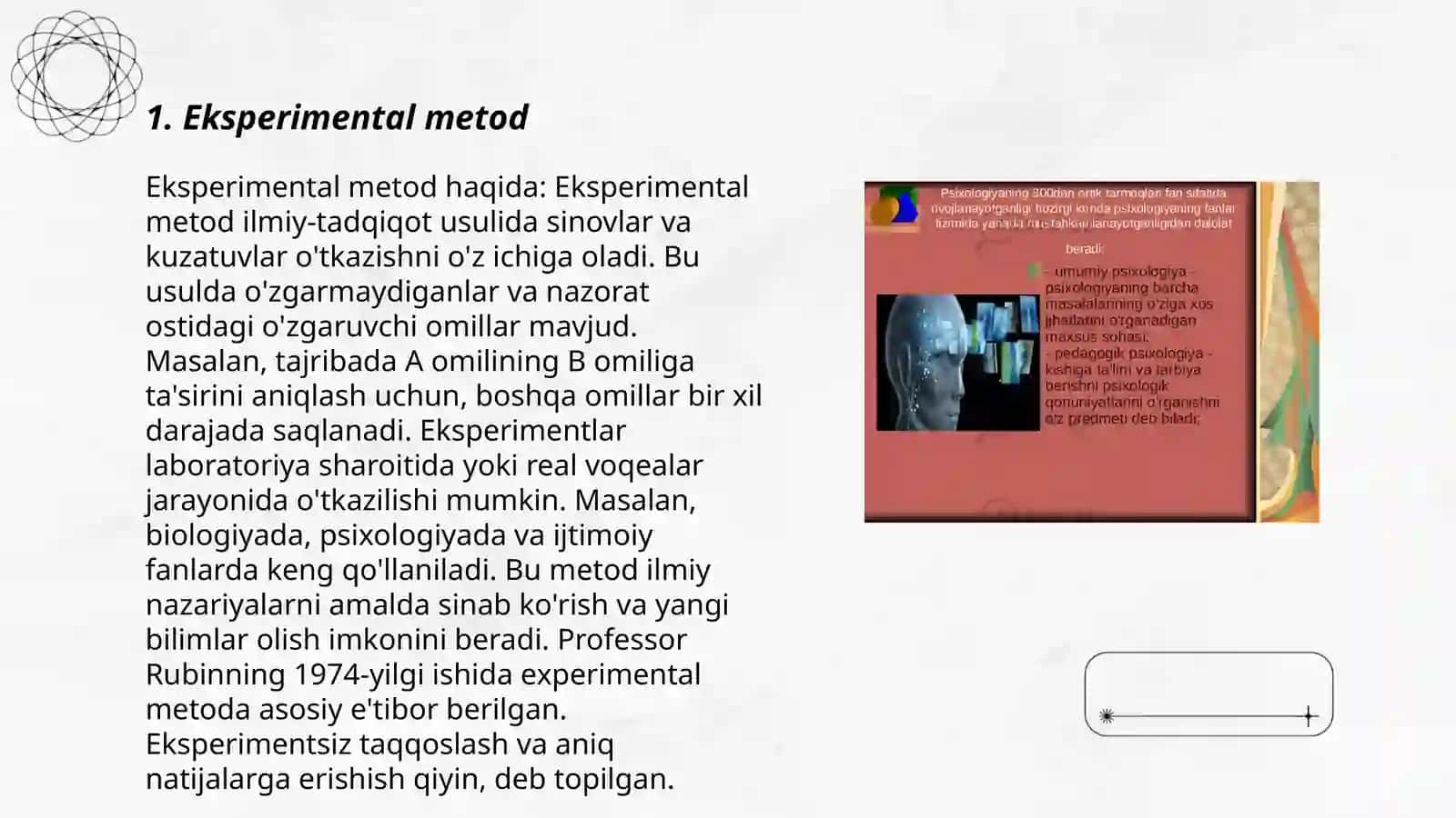 Differensial psixologiya fanining tadqiqot metodlari 3