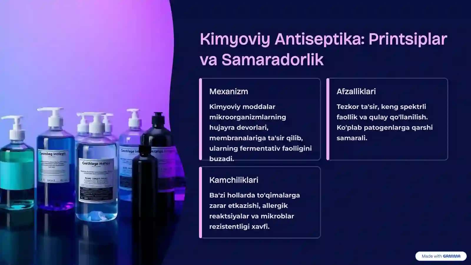 Kimyoviy, Biologik va Aralash Antiseptika Usullari 3