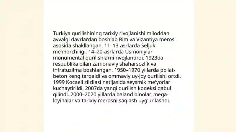 Turkiya qurilishi 3