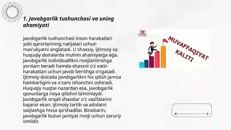Muvaffaqiyat uchun shaxsiy javobgarlikni shakllantirish 3