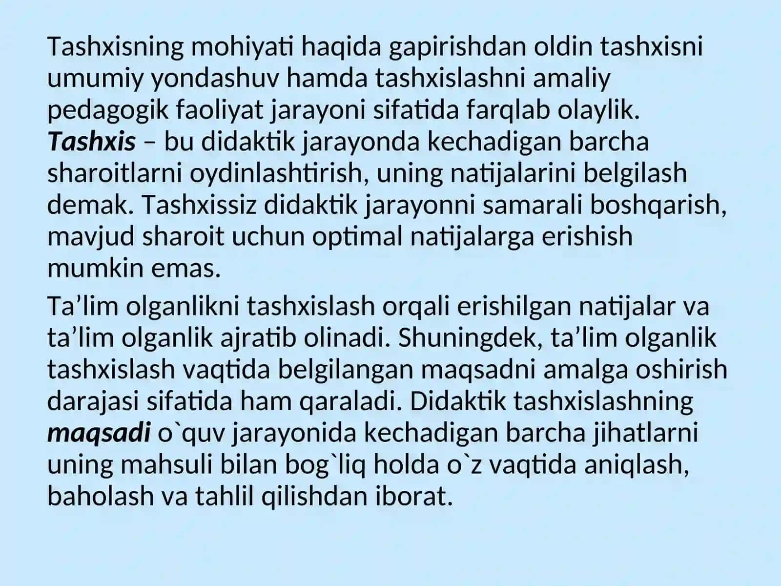 O‘quvchilаrning bilim, ko‘nikmа vа mаlаkаlаrini tаshхis etish 3