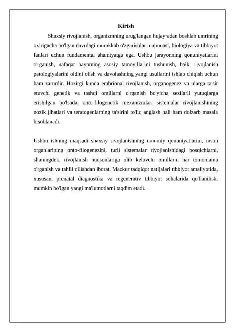 Shaxsiy rivojlanishning umumiy qonuniyatlari va onto-filogenezi 3