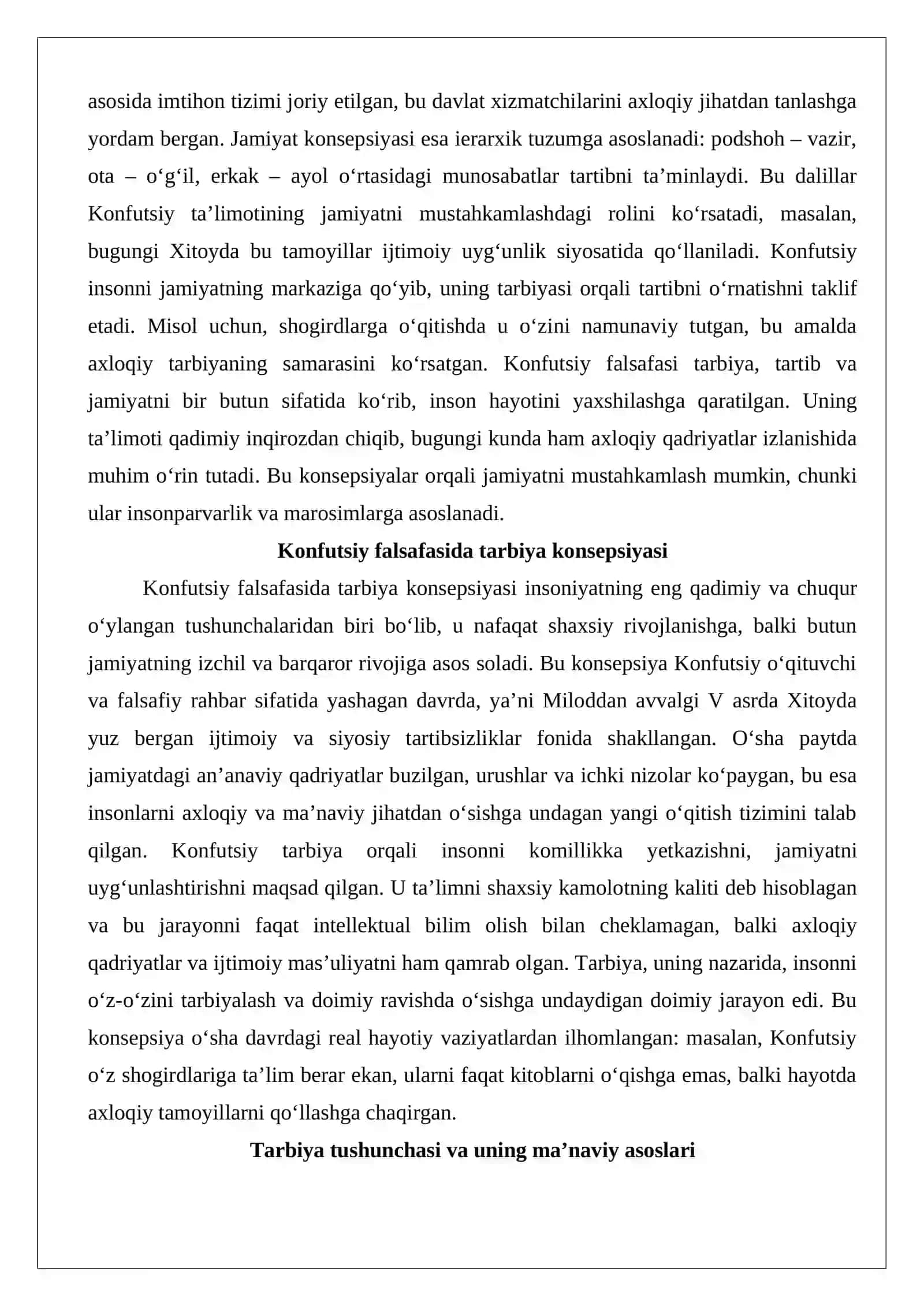 Konfutsiy falsafasida tarbiya, tartib va jamiyat konsepsiyasi 3