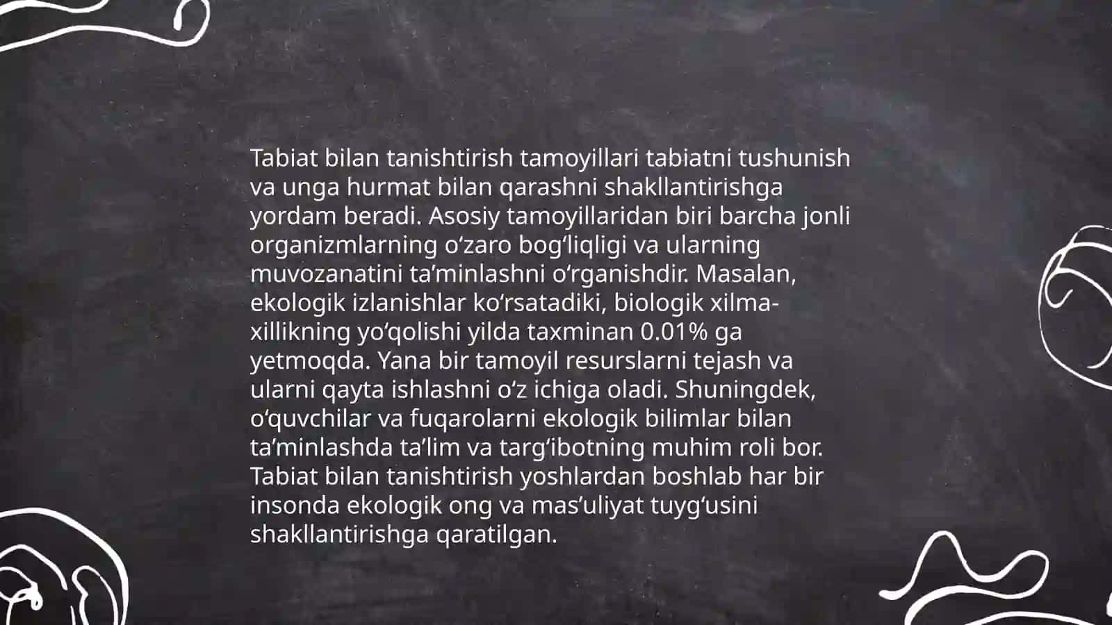 Tabiat bilan tanishtirish tamoyillari 3