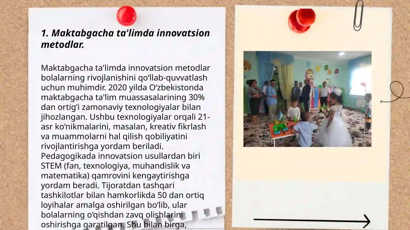 Maktabgacha talim tizimini rivojlantirishning ustivor yoʻnalishlari 3